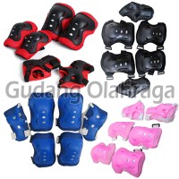 Jual DEKER INLINE SKATE / Pelindung Lutut Sikut Sepatu Roda Anak Murah