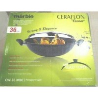 Panci Wajan Wok Marble Cosmos 34 cm / Penggorengan Marble Cosmos