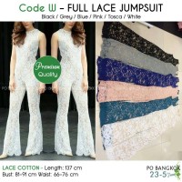 full lace jumpsuit