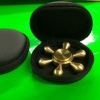 Jual Fidget Spinner Full Metal Premium Segi Enam Polos Gold Murah
