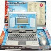 Jual MAINAN ANAK LAPTOP MULTIFUNGSI 2 BAHASA Murah