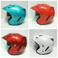 Helm Centro Double Visor Standar SNI Hybrid Bukan Ink