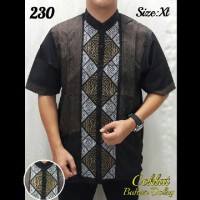 Jual baju koko 230 tasmatas lengan pendek full bordir Murah