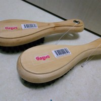 BGU SIKAT SEPATU PENDEK Shoes Brush Kayu Pembersih Sepatu Rambut