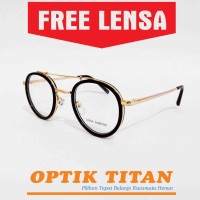 Jual Frame Kacamata Minus Linda Farrow Aviator 9012 Hitam Murah Terbaru Murah