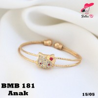 Gelang Xuping Hello Kitty Pita Cute Lapis Emas 18k MB 181