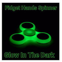 Fidget Hand Spinner GLOW IN THE DARK Toys Spiner Mainan Jari Putar NEW