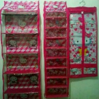 Jual 1 set rak gantung tas,sepatu dan jilbab Murah