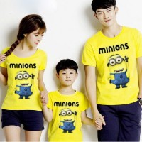 Jual v,j/FM Minion Bob / kaos couple keluarga / couple keluarga Murah