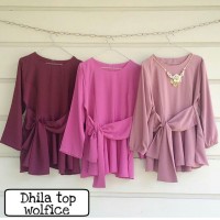 Jual Termurah Berkualitas Atasan Blouse Tunik Wanita Baju Muslim Blus Murah