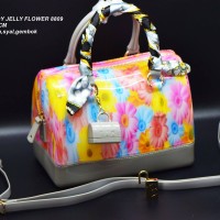 Tas FURLA Speddy Jelly Flower Semi Ori Grey