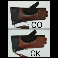 Glove Falconry Sarung Tangan Burung Hantu Elang Alap Kulit Sapi