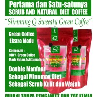 Jual Minuman Diet Pelangsing Kopi Hijau Slimming Q WMP Fat Burner Plus Madu Murah