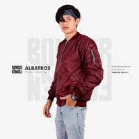 Jual JAKET BOMBER PRIA BASIC PREMIUM QUALITY - JACKET PILOT ALBARTOS MEN Murah