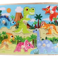 Jual Puzzle Kayu Pin Knob Knop Mainan Edukatif Edukasi Belajar Anak - PP026 Murah