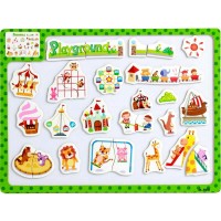 Jual Puzzle Kayu Magnet Mainan Edukatif Edukasi Pembelajaran Anak - PM028 Murah