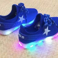 Jual sepatu LED sisa 1 pcs size 35 Murah