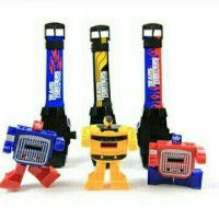 Jual jam tangan mainan anak multifungsi robot transformer mobil murah Murah