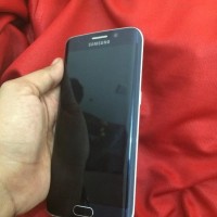 Jual samsung s6 edge 32gb warna black kondisi lcd shadow & dead pixel Murah