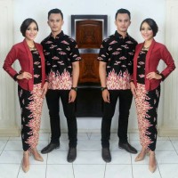 Jual batik couple setelan panjang/new/seragam Murah