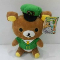 Jual Boneka Rilakuma Brown Baju Polisi Murah