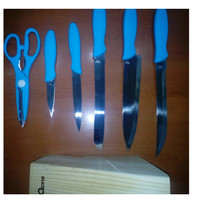 Jual PISAU 5 SET GUNTING MEREK OXONE DAPUR STAINLESS STEEL TAJAM TERBAIK Murah