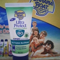 Jual SUNBLOCK BANANA BOAT PROTECT SUNSCREEN SPF UVB 80 (90ML) ORIGINAL 100% Murah