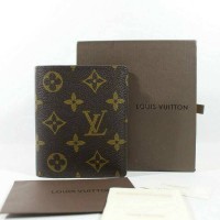 Dompet Pria Branded Import LV BROWN MONO (Bahan Kulit Asli) ORI 100%