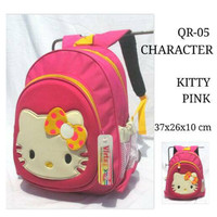 Jual Tas Ransel/Punggung/Backpack/Tas Skolah Anak TK Hello Kitty Embos Pink Murah