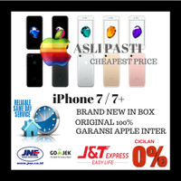 Jual Ready stock iPhone 128gb 7 jet black BNIB garansi apple original Murah