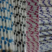 Jual paper straw SEDOTAN MINUM CANTIK /PIPET KERTAS Murah