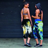 Jual celana fitness,yoga,zumba,sepeda WATER MELON JUICE capri 3/4 Murah