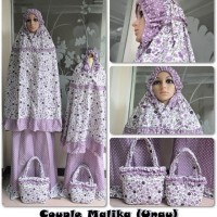 CJT - MUKENA COUPLE MALIKA (PASANGAN DEWASA + ANAK) SEPASANG DISKON