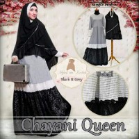 Jual black misty gamis abaya syar'i jersey combi brokat Murah