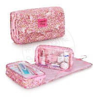 Jual tas organizer kosmetik hello kitty motif leopard ori Murah