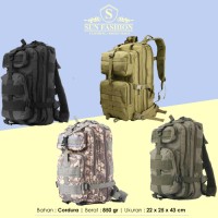 Jual Tas Ransel Tactical Army Pria / Cowok Travel Backpack Bag - 343 Murah