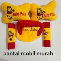 Jual car set winnie the pooh 3 in 1 (bantal mobil, bantal mobil winnie the Murah