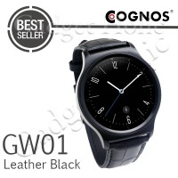 Jual Cognos Smartwatch GW01 - GSM - Heart Rate - Leather Black new Murah