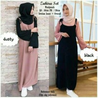 Jual Zahira Set / Setelan Inner dan Overall / Jumpsuit / Long Dress / TZ Murah