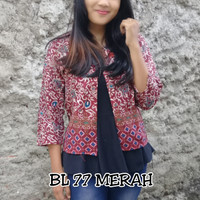 Jual BLAZER BLEZER CARDIGAN BOLERO ATASAN KERJA WANITA BATIK MURAH GROSIR Murah