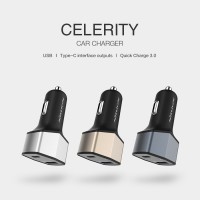 Jual NILLKIN Celerity Car Charger (1 Fast Charge USB, 1 Fast Charge Type-C) Murah