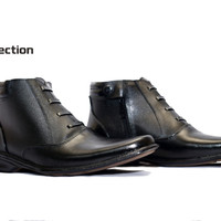 Jual Sepatu Jatah Pantofel Boots PDH 03 Kulit Sapi Asli Kelas 1 Murah