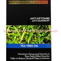 Natur Natural Shampoo Tea Tree Oil Shampo Untuk Mengurangi Ketombe