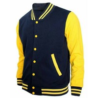 Jaket Baseball Hitam-Kuning