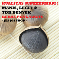 Jual Bawang Hitam Tunggal Lanang (Black Garlic) 500 gram Murah
