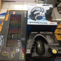 A4Tech X7 XL747H, Keyboard Rexus K9RGB & HX1 Rexus Headset Gaming