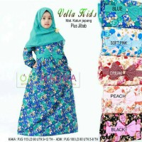 Gamis syari anak terlaris ori naura katun Jepang couple Murah