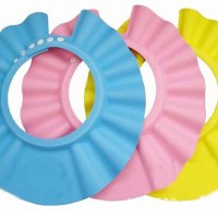 Topi keramas kancing anak kid shower cap mata shampoo sabun IMPORT