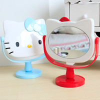 Jual Mirror hello kitty/ kaca cermin rias dengan bingkai hello kity- khm1 Murah