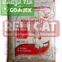 Jual Pasir Kucing Gumpal Wangi Cat Sand Bentonite Royal Catsand 25 Liter Murah
